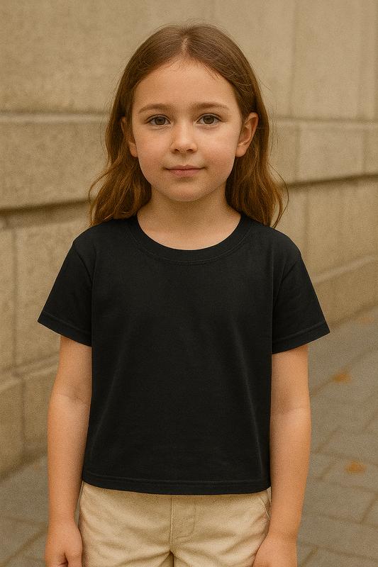 Girl's Crew Neck T-Shirt